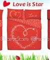 Copripiumino Matrim. LOVE IS STAR